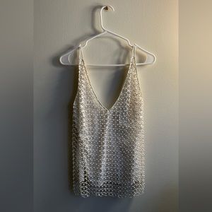White Pearl Tank Top